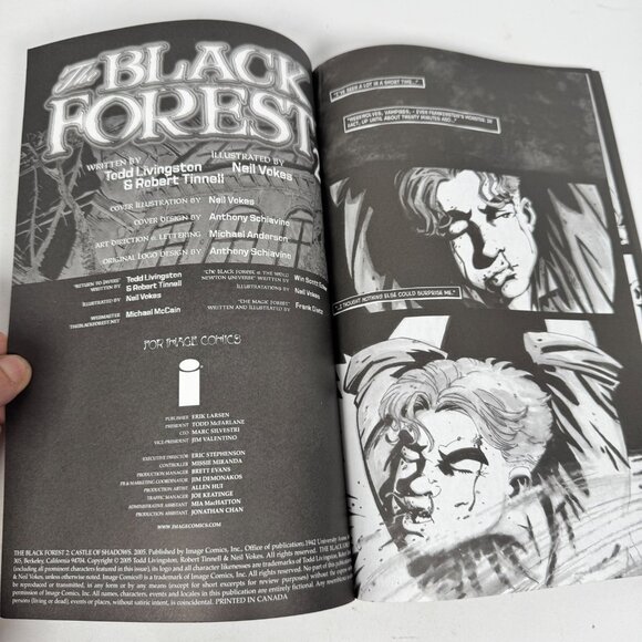 The Black Forest 2 Castle of Shadows Graphic Novel 2005 Trade Paperback - Picture 3 of 7
